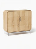 **Technische Titel in het Nederlands: Moderne houten kast met minimalistisch design**